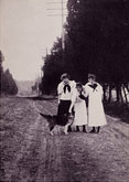 Driveway to the State Normal & Industrial School for Women, Fredericksburg. Date: 1912-1913.